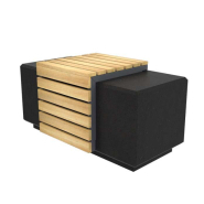 Banquette et Table Bacal Béton Comptact HPL_1