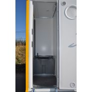Unité mobile avec dimensions 6 m x 2.25 m