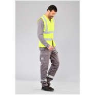 Gilet multirisques ignifugé, antistatique et haute visibilité - Réf. 905*paf - EN ISO 20471 classe 2_1