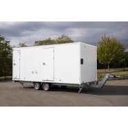 MAXI - 6 à 8 personnes - 2000 à 2200 kg - Base vie mobile - Roulotte de chantier