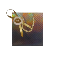 Sac luxe Holografica bronze poignées cordelières or 14,3x7,3x15,3cm - par 10_1