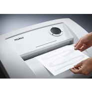 Destructeur de papier professionnel Novus 104air - dimensions 705 x 430 x 350 mm - référence 41206-04707 - coupe en bandelettes P2_1