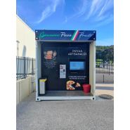 Distributeur automatique de pizzas - Conteneur Distributeur automatique de pizzas - Conteneur