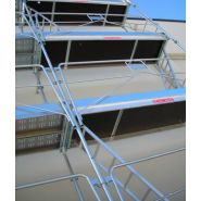 Duo 45 échafaudage façadier - Dacame France SAS - tube d’acier galvanisé ø 45 mm - normes NF-EN 12810 et NF-EN 12811_1