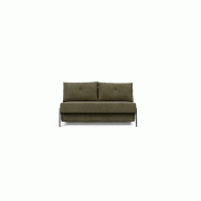Canapé design convertible Cubed 02 Chrome 200x160 cm - Tissu Cordufine Pine Green - Innovation Living_1