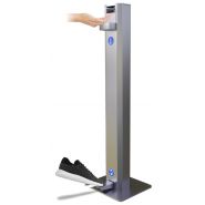 Borngel - borne distributeur de gel hydroalcoolique à pédale mécanique en inox - Ingitek - capacité 1 litre_1