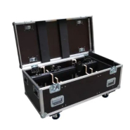 Flight Case professionnel pour Pixyline 150 - RÉF. OPIXILINE150/8/FC - Bois finition losange - Aluminium 30x30mm - Roulettes pivotantes_1