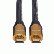 Roline premium câble hdmi ultra hd avec ethernet, 4k, m/m, noir, 3 m_1