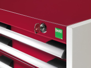 Établi monobloc KW Cubio 1578-1.8 Mpx - 3 tiroirs - Demi-tablette fixe - 1500x750x840 mm_1