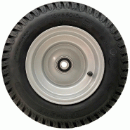 16x6.50-8 Grass Lawnmower Wheel 4ply P332 Tyre Steel Rim 25mm Bearings 65mm Hub_1