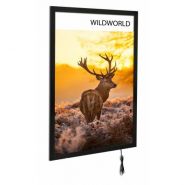 8064 - Cadre porte-affiche LED Afix Diffusion - A4 à fermeture magnétique, éclairage LED homogène_1