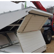 Chalet pliable 3 m - Bois ÉPICÉA sapin du Nord 21 mm - Modulable, mobile et empilable_1