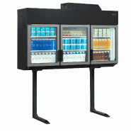 Congélateur armoire de supermarché MTF210B Noir TEFCOLD_1