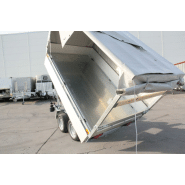 Remorque benne hydraulique - humbaur 3052 huk 202715 et 3055 huk 272715_1