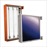 Rmugs52 - Caisson lumineux extérieur double face drapeau - Le Coq - Taille : 50 cm x 50 cm - Plexiglas blanc diffusant inclus_1