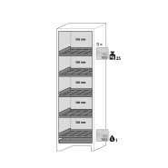 Armoire de sécurité pour batteries lithium-ion - ION-CORE-90 modèle IO90.195.060.CS.WDC - Réf 41419-047-41364 - Protection incendie 90 minutes_1