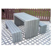 Ensemble pique-nique en plastique recyclé hanit - KIT CALERO V2 - Largeur 150 cm - 285 Kg - 5 coloris_1