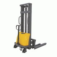 Gerbeur semi-électrique CDD10B-E 1T/3M - Élévation électrique et déplacement manuel, pour charges jusqu'à 1 tonne_1