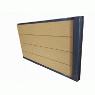 Kit extension complet pour clôture composite - 1,50 ML x 1,80 H (3 coloris) - Beige clair - Hauteur 180 cm - Longueur 150 cm_1