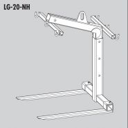 Lève-palette LG - Probst SAS - hauteur utile réglable 1100 à 1700 mm - équilibrage automatique et écartement ajustable_1