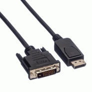 VALUE Câble DisplayPort DP M - DVI(24+1) M, LSOH, noir, 3 m_1