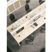 Bureau d'angle Astrolite - design moderne et structure métallique modulable_1