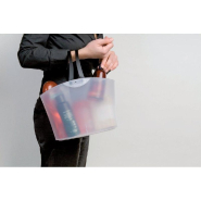 Panier libre service Shophie transparent 6L - compact et léger - idéal pour cosmétique, parfumerie et droguerie_1