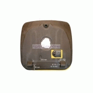 Siège adaptable micro-tracteur - sans suspension - sellerie synthétique jaune - base plane_1