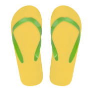 Tongs publicitaires en PE avec brides en PVC - Semelles personnalisables - Minimum 50 paires_1