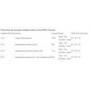 6132 - Masque FFP2 Suzhou Sanical - Anti-poussière en forme de cône avec charbon actif - CE EN149 FFP2_1
