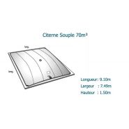 Citerne souple eau potable 70000L - Neatfx - Toile EXOM ACS - PVC 1100 g/m²_1