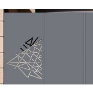Claustra Graphic - Clôture en aluminium moderne et design - RD Productions - Plein, motifs personnalisables_1