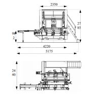 Cloueuse hydraulique de semelles pour palettes - Platon - longueur semelle : 600 à 1400 mm_1