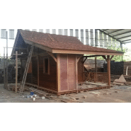 Modèle de chalet spécial Caraïbes avec cuisine intégrée et terrasse