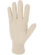 Gant de manutention coton tissé simple épaisseur - Poignet tricot - P754h_1