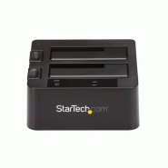 Station d'accueil USB 3.1 (10 Gb/s) pour 2 disques durs SATA de 2,5 / 3,5 pouces_1