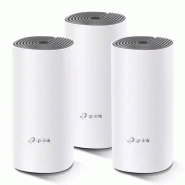 TP-Link Deco E4 (3-pack) Bi-bande (2,4 GHz / 5 GHz) Wi-Fi 5 (802.11ac) Blanc, Gris 2 Interne_1
