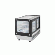 Vitrine droite de comptoir Atosa - WTF - structure en acier inoxydable, double vitre de sécurité, froid ventilé, thermostat numérique, éclairage LED_1