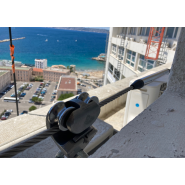 Ligne de vie en façade à chariot: dispositif d'ancrage horizontal_1