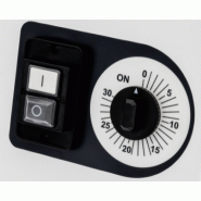 Pétrin spirale à tête fixe 2V 60 L - capacité 48 kg - moteur triphasé à 2 vitesses - Réf : IBT602V_1