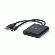 Splitter multi-écrans Mini DisplayPort vers 2x DisplayPort - Hub MST à  2 ports_1
