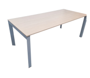 Table de réunion d'occasion - design moderne - matériaux de haute qualité - 90x200x73 cm_1