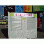 Bungalow de chantier 30' / modulaire / bureau / aménagé / ossature en métal / parois en métal / isolé / 9.12 x 2.43 x 2.59 m_1