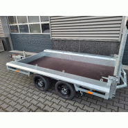 GTM 3m x 1m50 Gooseneck porte engin 2 x essieux 1800 kg_1