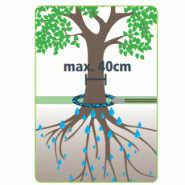 Kit d'arrosage des arbres Geka Plus - Économe en eau, résistant aux UV et intempéries_1