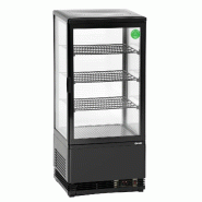 Mini vitrine réfrigérée 78 L, noire 700277G Bartscher_1