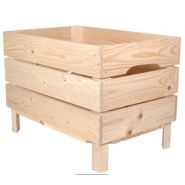 S3 - Caisses en bois jardinières Simply à Box - L36 x H39 x P54 cm - Bois brut ou 6 coloris_1