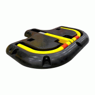 Arceau de parking haute visibilité à fixer - Identiques_1