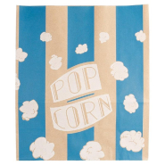 Sac pop corn papier ingraissable Stripes 3,8L 20+9x23,5cm - par 500_1