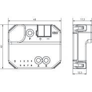 Coupleur TP-RF KNX - Theben - encastré - N° de réf. 9070868 - compatible KNX Secure_1